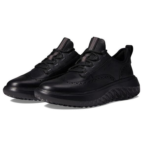 NWT Cole Haan Men's Zerogrand Wfa Oxford, Black/Black, 10 - Picture 1 of 4